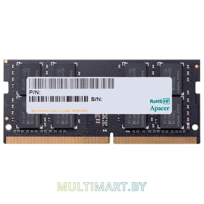 Оперативная память Apacer 4GB DDR4 SODIMM PC4-21300 (AS04GGB26CQWBGH)